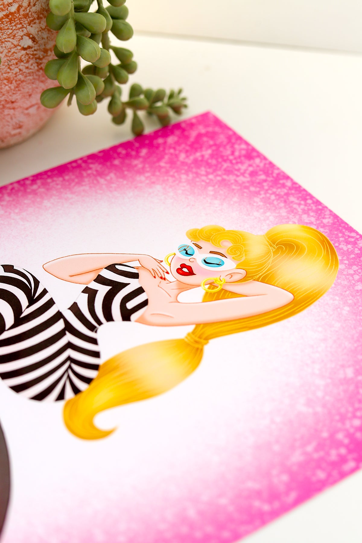 MerMay Day 29: "Barbie" Print