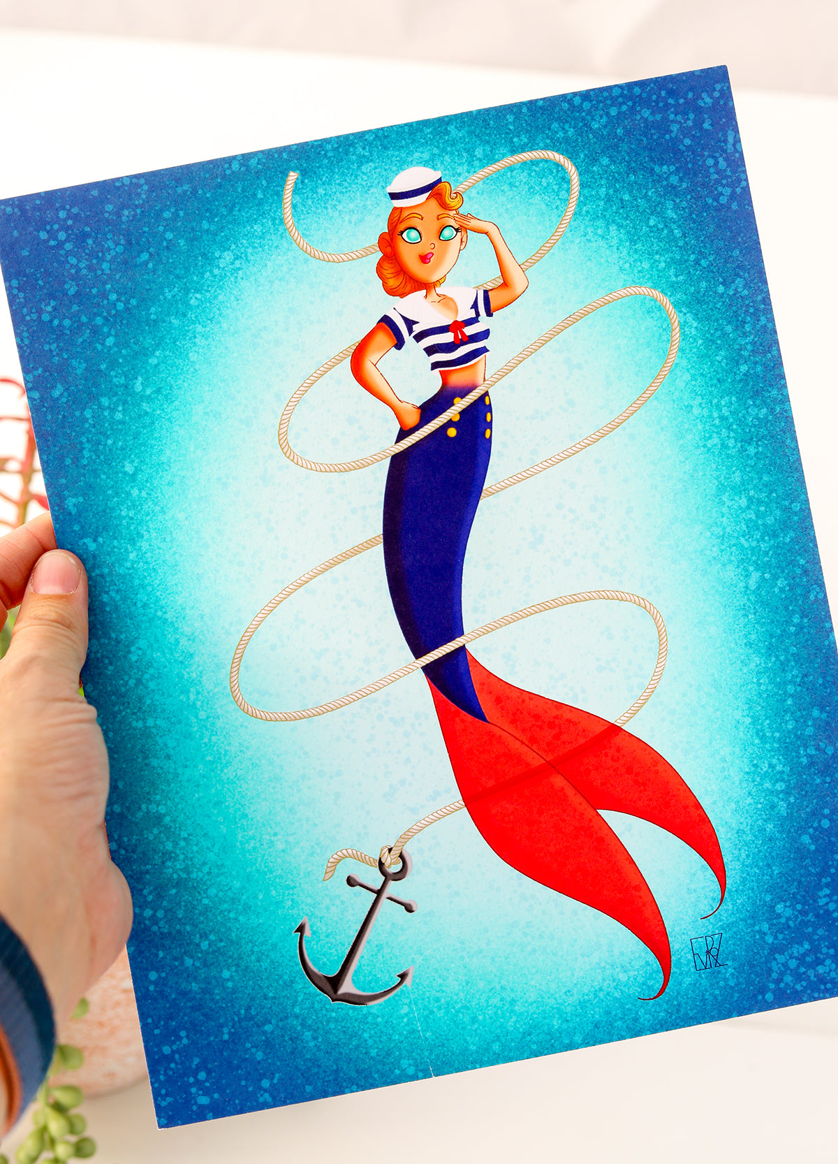MerMay Day 28: "Sailor" Print