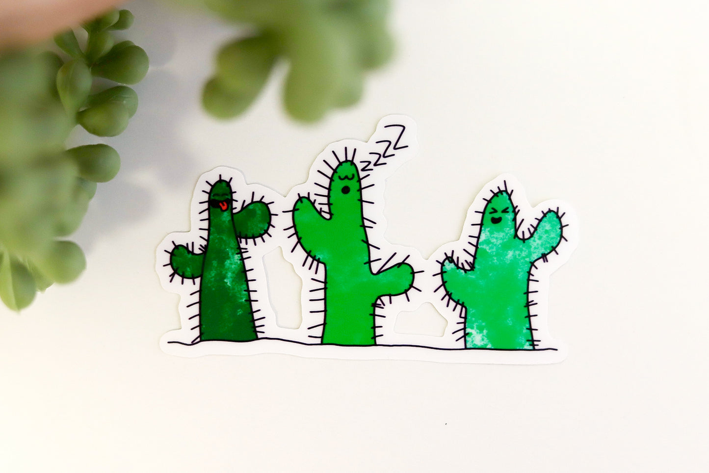 Goofy Cactuses by Evelyn