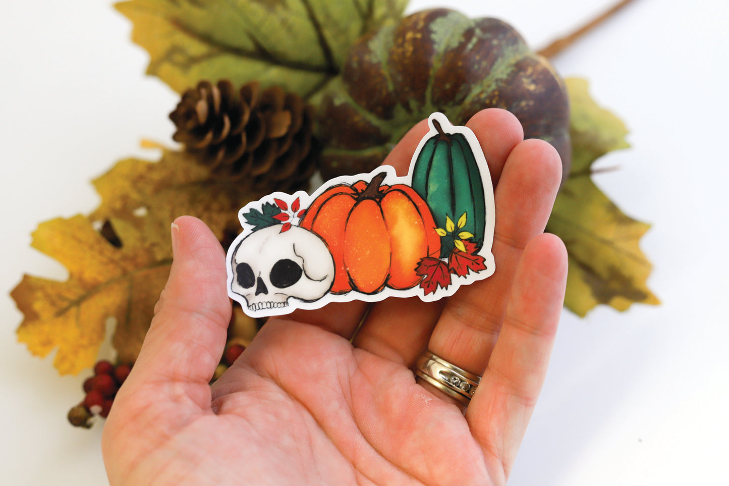Pumpkin Buddy Sticker