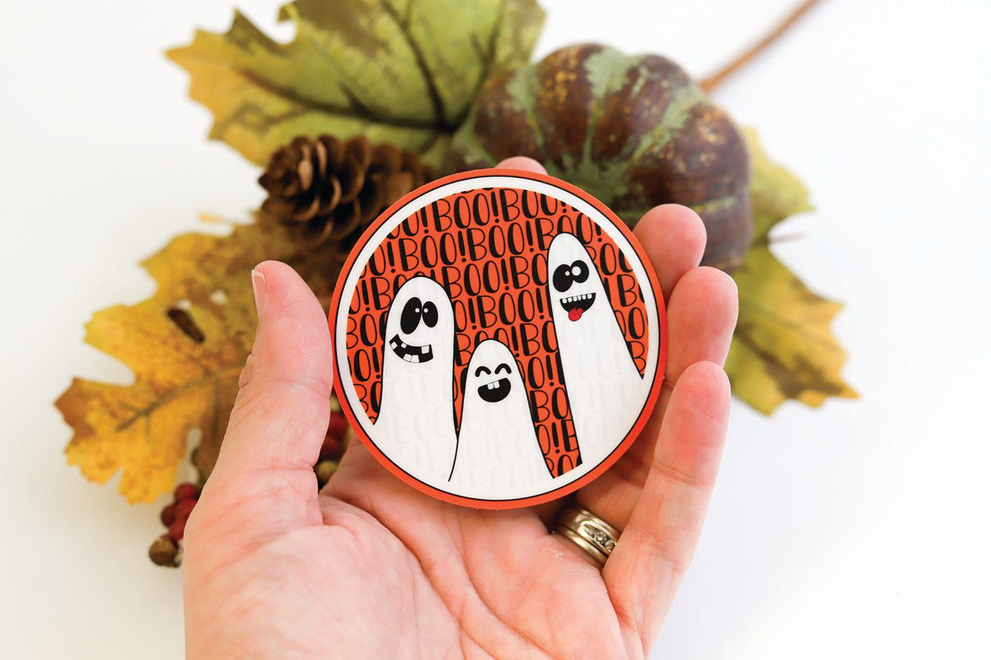 Boo Ghosts Sticker