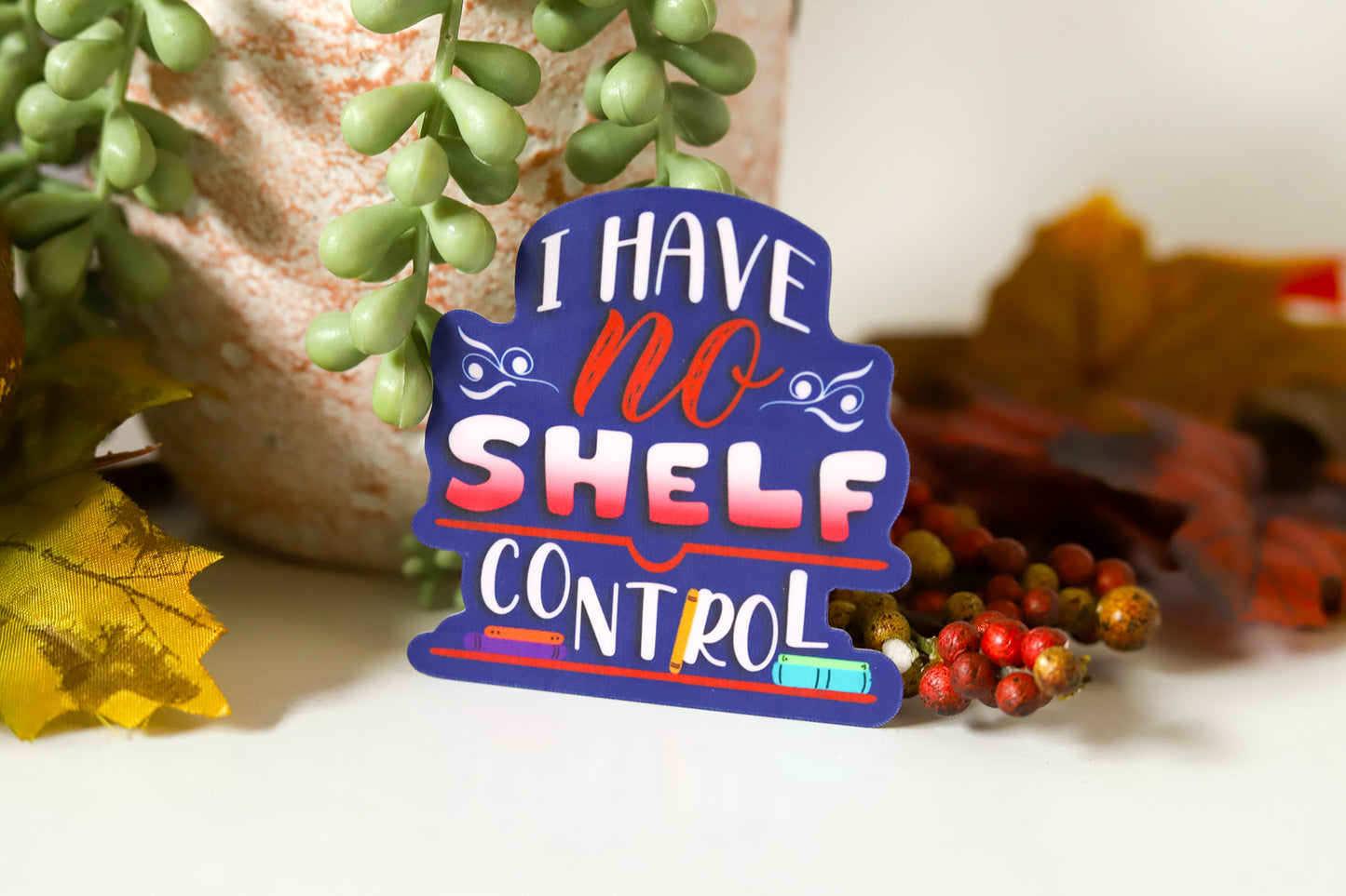 No Shelf Control Sticker