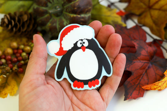 Christmas Penguin Sticker